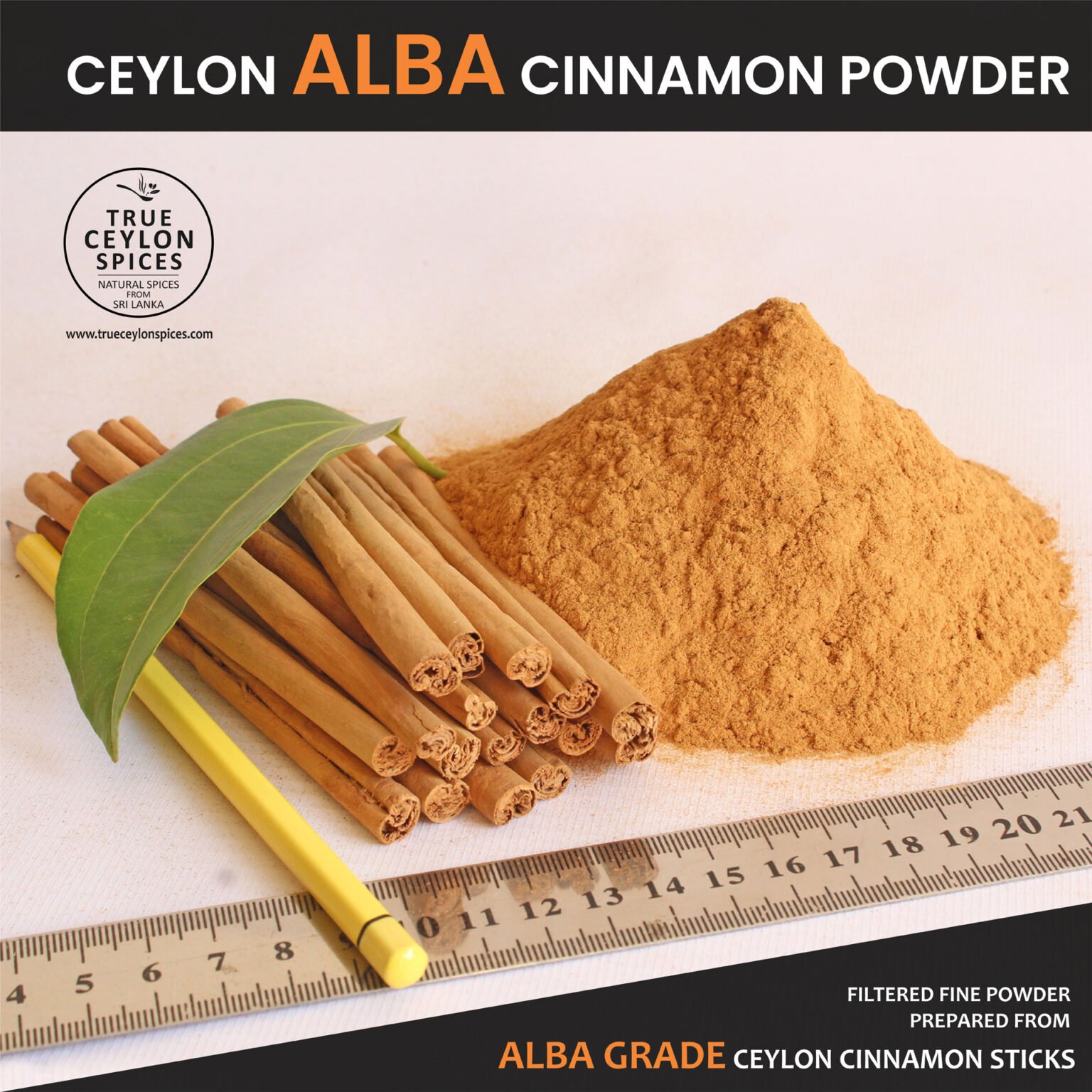 Pure Ceylon Cinnamon True Ceylon Spices