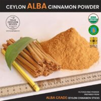 Certified Organic Ceylon Alba Cinnamon Powder