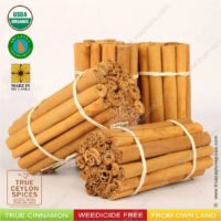 Certified Organic Ceylon Cinnamon Sticks