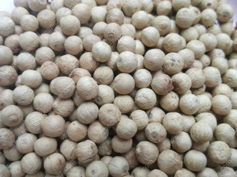 Certified Organic Sri Lankan White Pepper (Un-bleached Peppercorns)